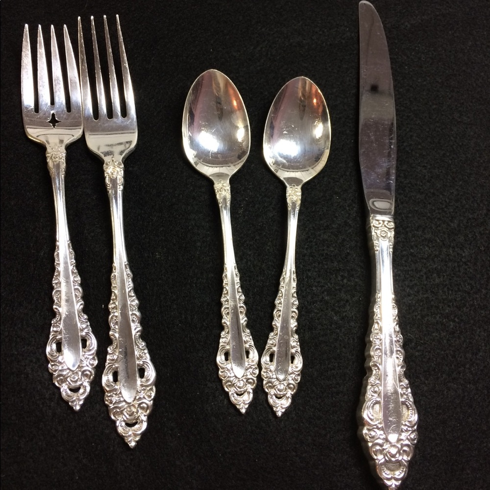 Vintage1950’s community star silver plate flatware